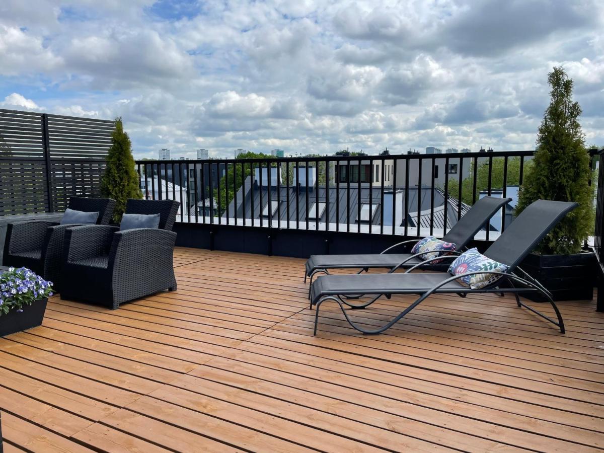 City Terrace Apartment Avangard - Large Private Roof Terrace Tallin Exterior foto